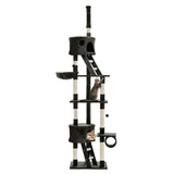 Tails Cat Tree - Scratching Post & Tower (260CM, Grey)