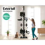 Tails Cat Tree - Scratching Post & Tower (260CM, Grey)