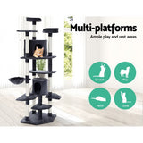 Tails Cat Tree - Scratching Post & Bed (203CM, Grey)