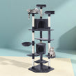 Tails Cat Tree - Scratching Post & Bed (203CM, Grey)