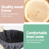 Tails Cat Tree - Scratching Post (260CM, Dark Grey)