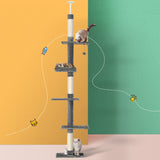 Tails Cat Tree - Scratching Post & Bed (290CM)