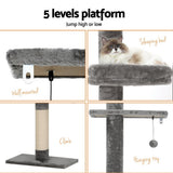 Tails Cat Tree - Scratching Post & Bed (290CM)